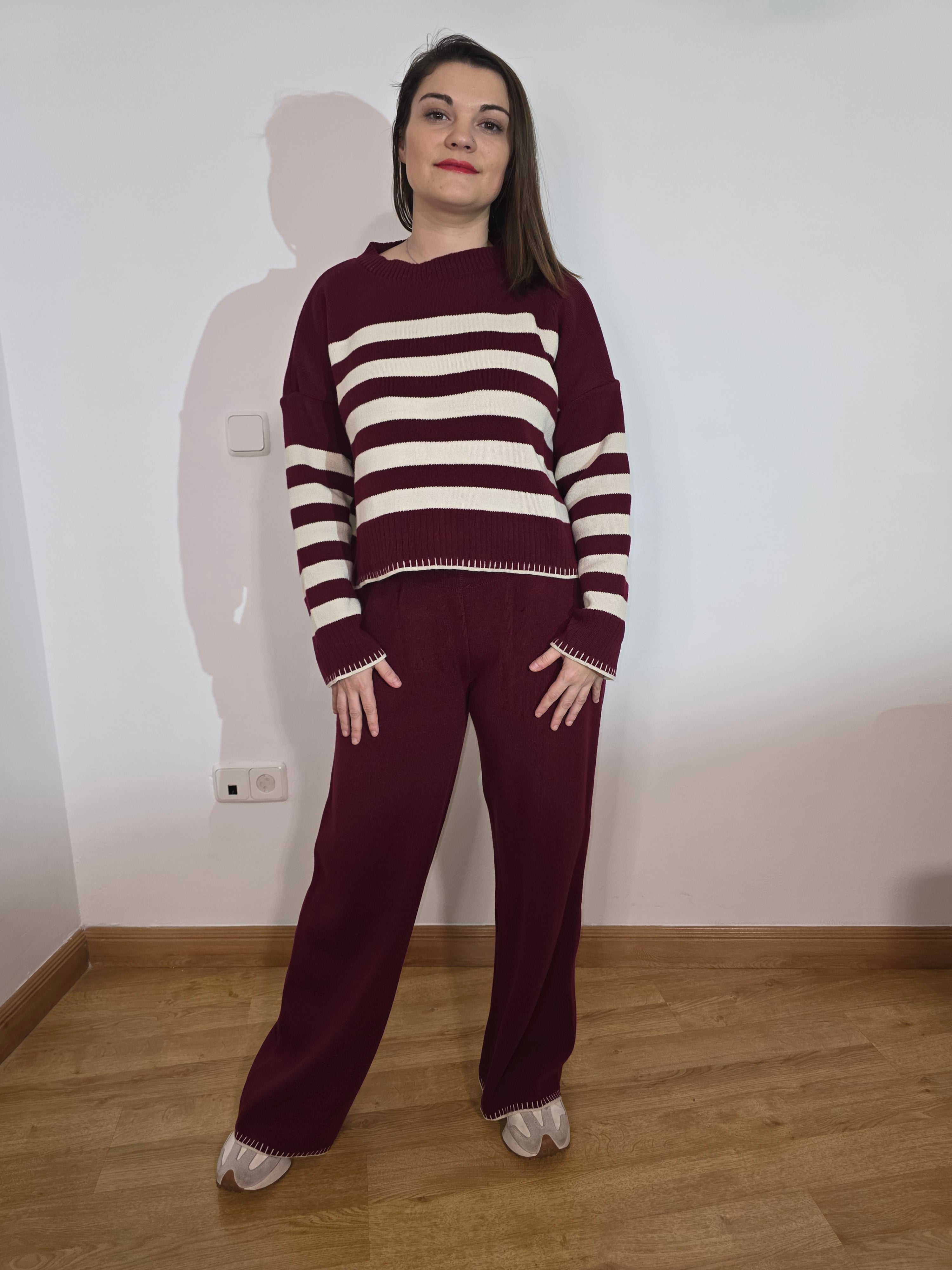 Conjunto Canela Burdeos