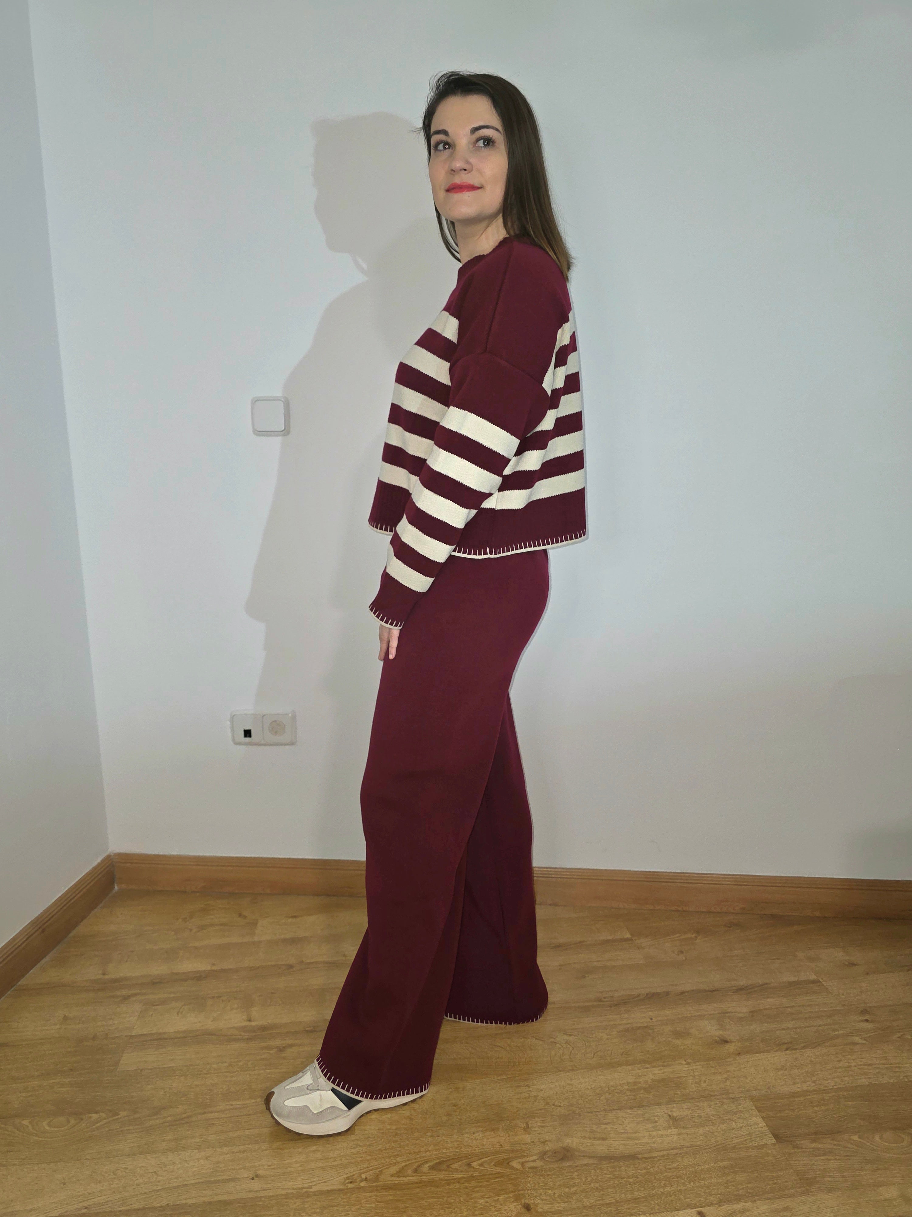 Conjunto Canela Burdeos