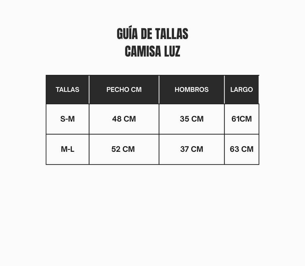 Camisa Luz